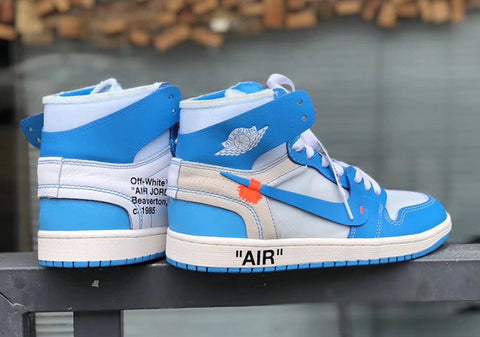 off white jordan 1 unc shoelaces