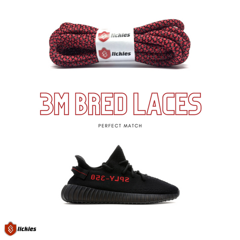 Where to buy 3M shoe laces for the Yeezy Boost 350 V2 BRED 2020?