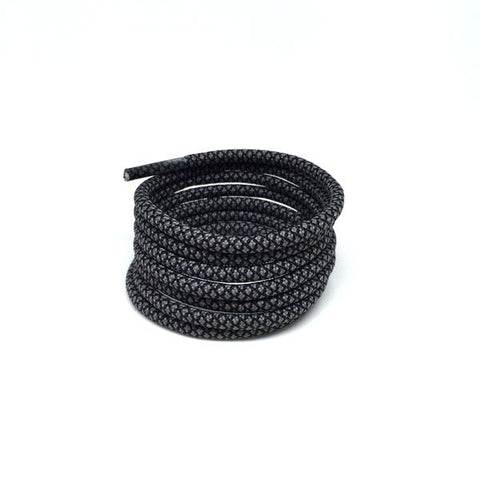 2tone charcoal grey rope shoelaces laces