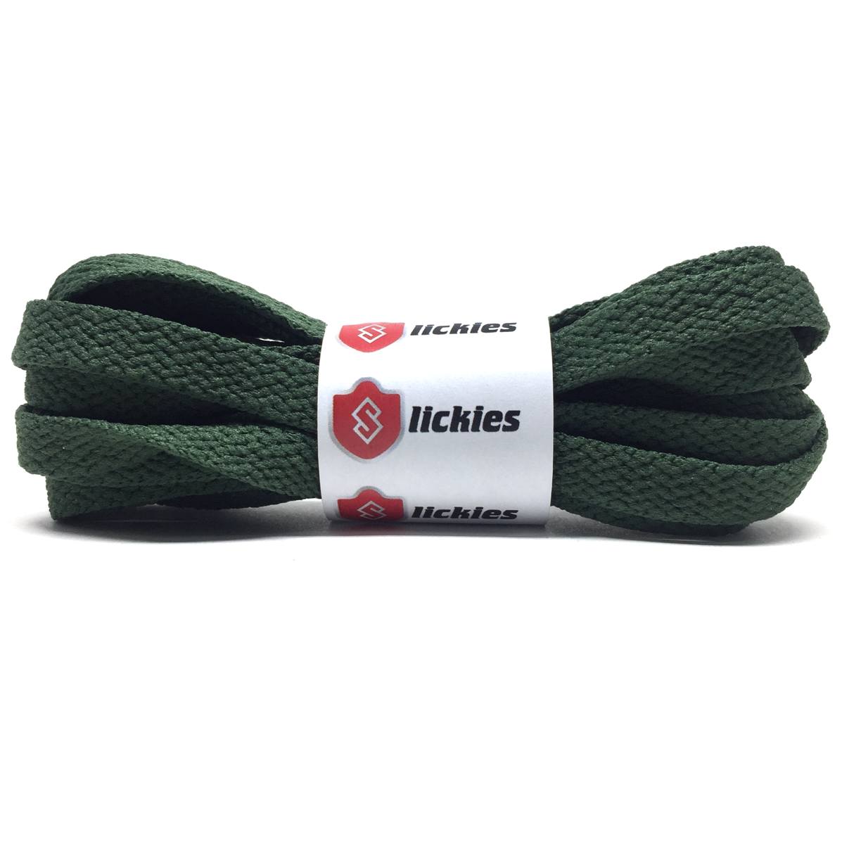 olive green flat shoelaces
