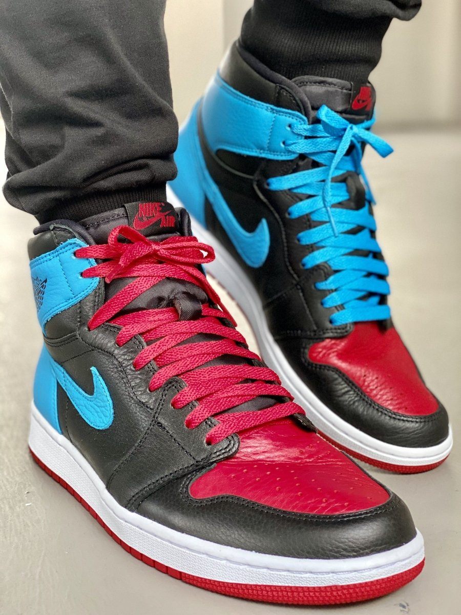 off white jordan 1 unc laces