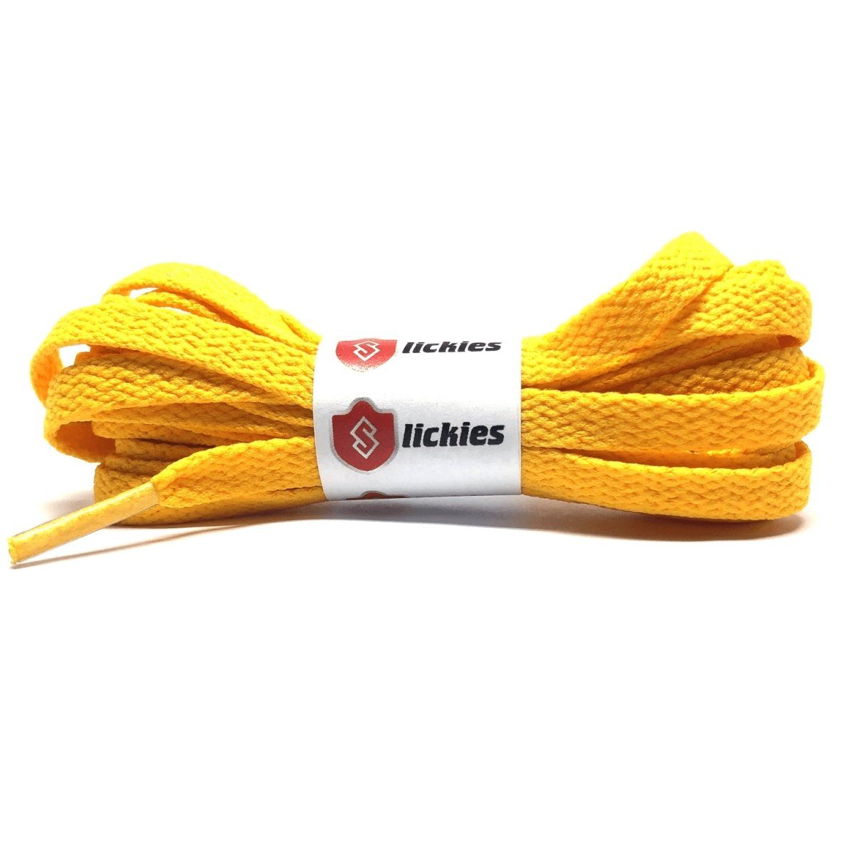 finansiere dome Siesta Jordan 1 Laces Basics Flat Thin - Union Yellow / University Gold - Slickies