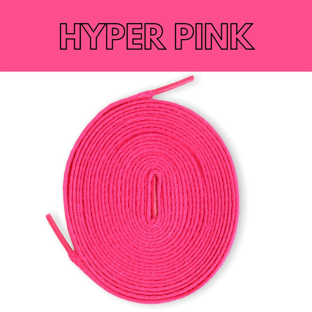 hyper pink laces