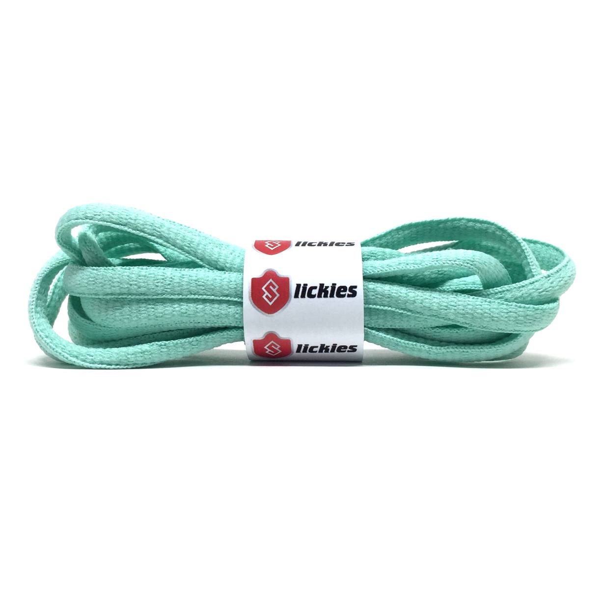 BASICS Oval Laces - Mint Green - Slickies