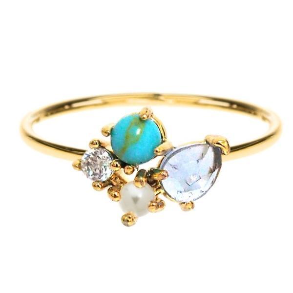 Cluster Stone Ring