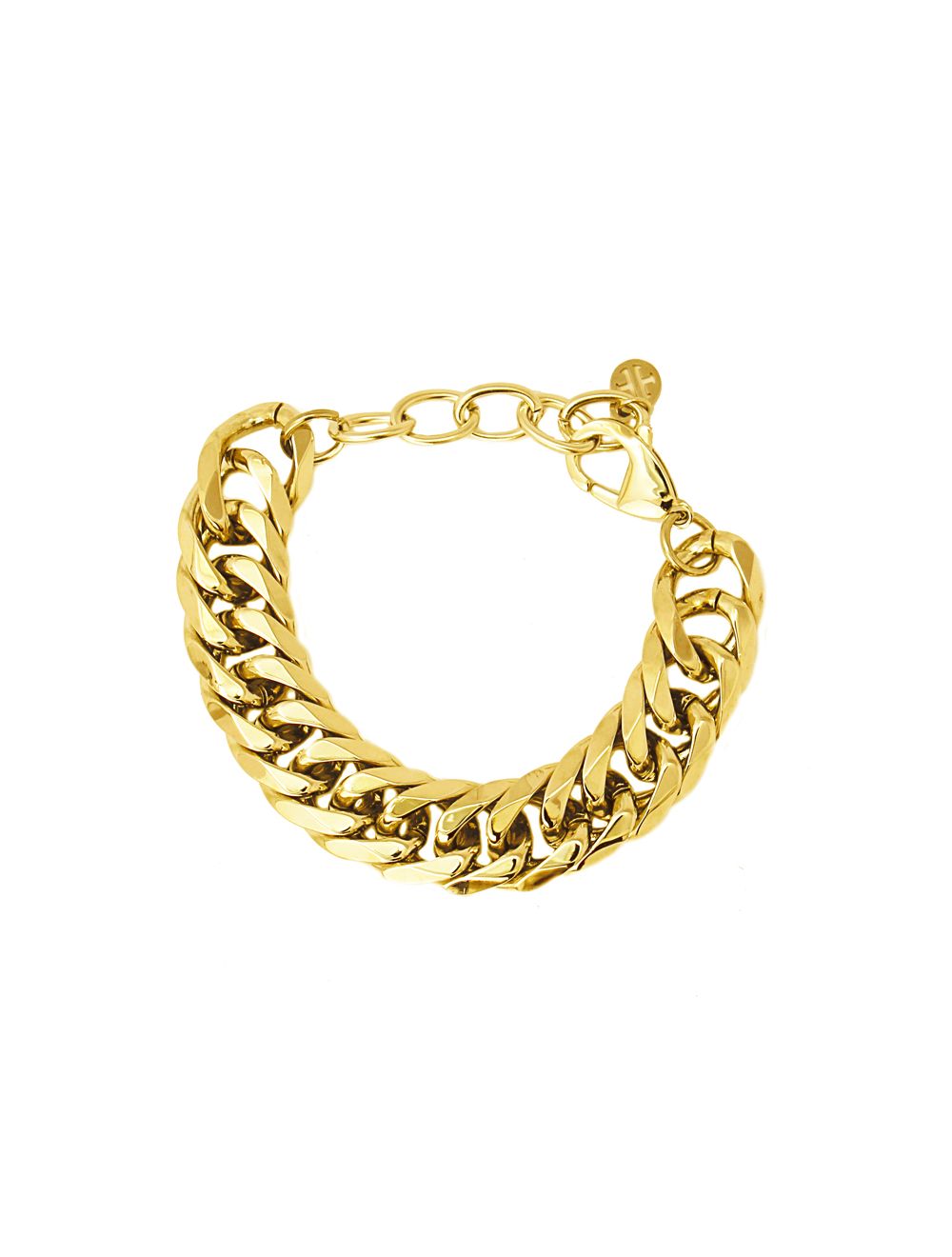 Major Statement 14K Gold Plated Chain Bracelet
