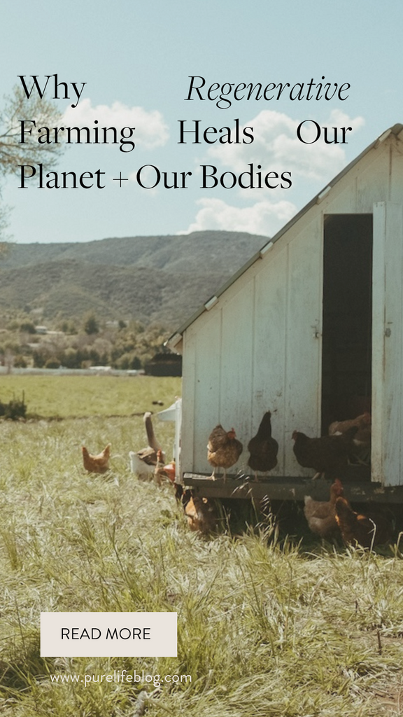 Regenerative farming is a traditional method that leaves the earth better than we found it. Here’s how it’s profoundly healing for both the planet + our bodies.  | Primally Pure Skincare