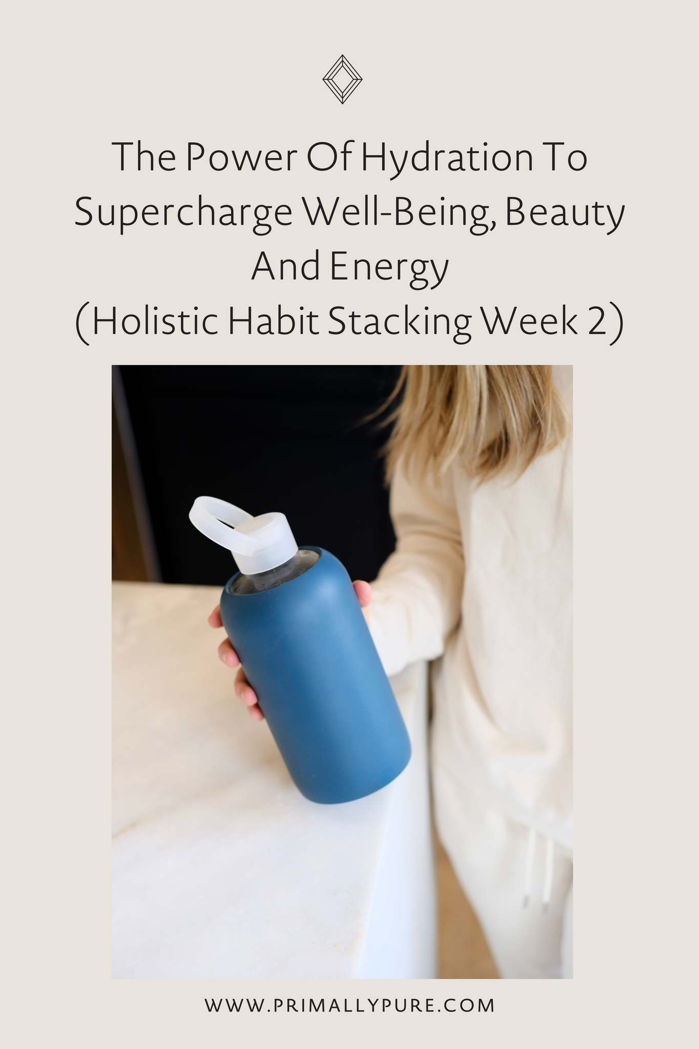 The Power Of Hydration To Supercharge Well-Being, Beauty And Energy (Holistic Habit Stacking Week 2) | Primally Pure Skincare