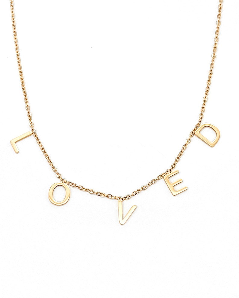 Gold Tube Necklace — Amour Jewelry & Accessories