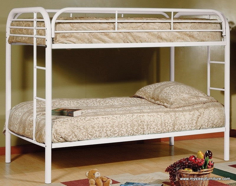 White iron bunk sale beds