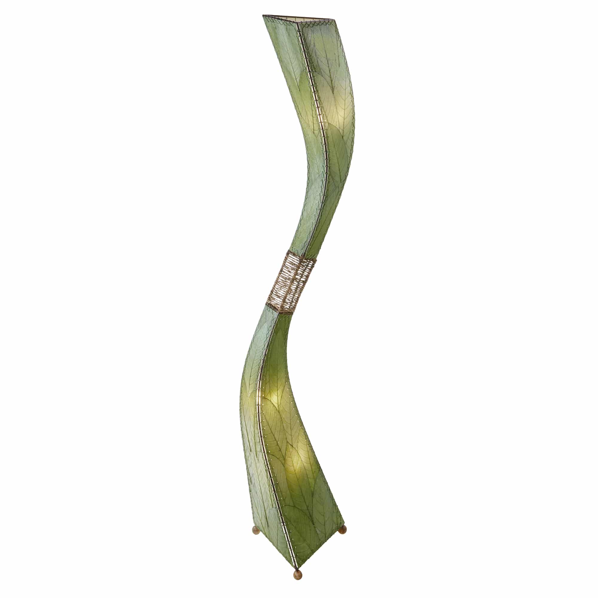 Flow Giant Floor Lamp Green | Om Gallery