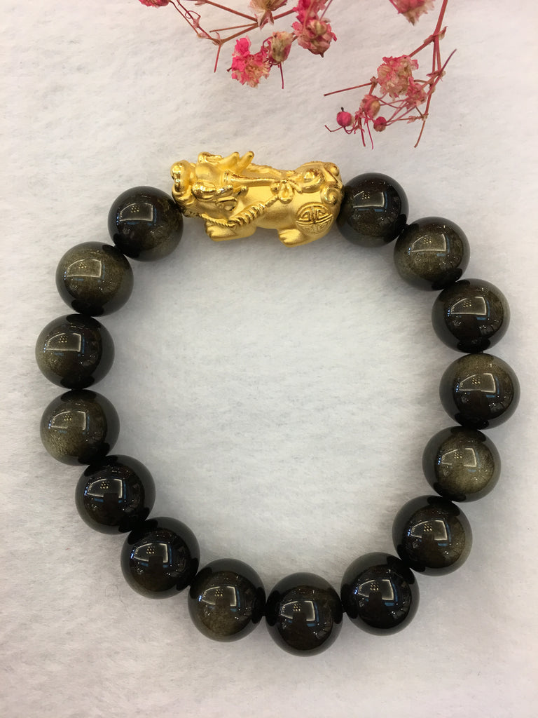 pixiu bracelet 24k