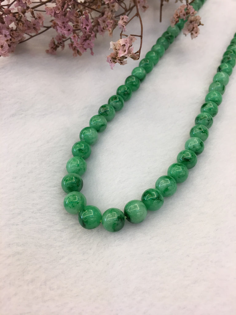 green jade necklace
