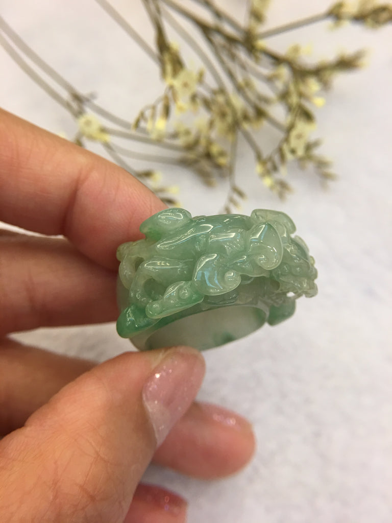 jade pixiu ring