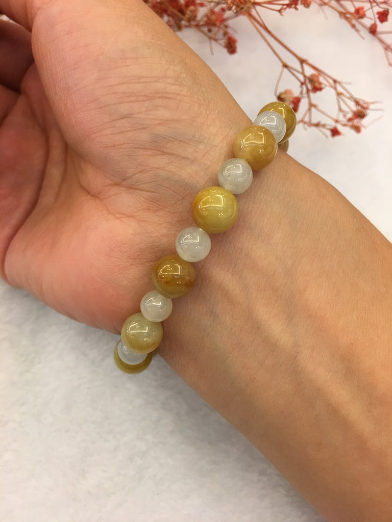 Yellow Jade Bracelet Womens Fashion Jewelry  Organisers Bracelets on  Carousell