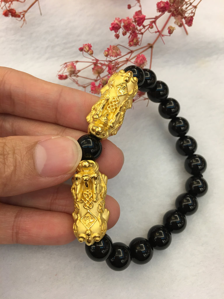 999 gold pixiu bracelet