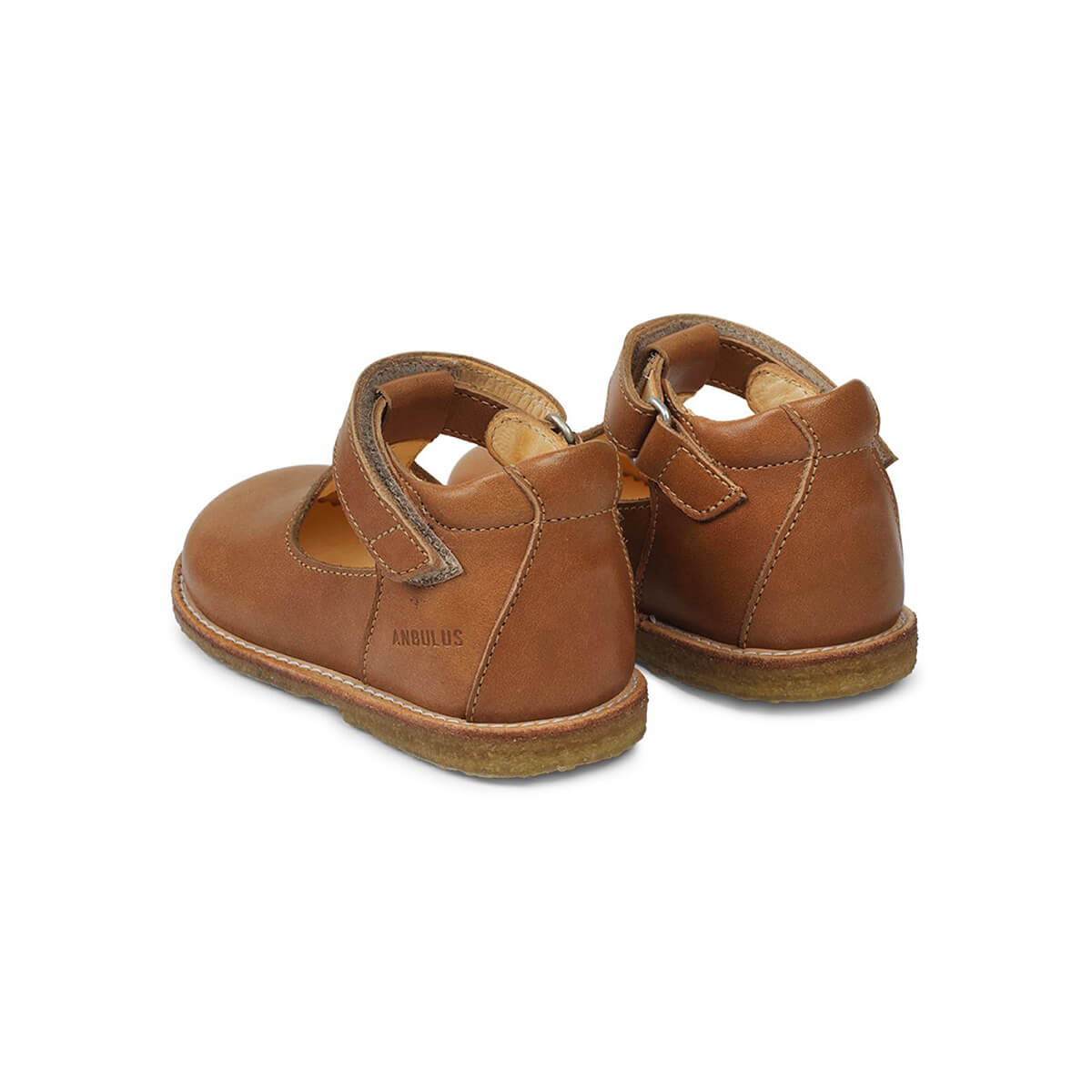 Heart T Bar Starter Janes in Tan by Angulus – Junior Edition