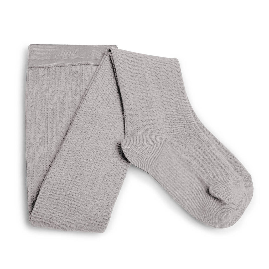 Angelique Pointelle Merino Wool Tights in Doux Agneaux by Collegien –  Junior Edition