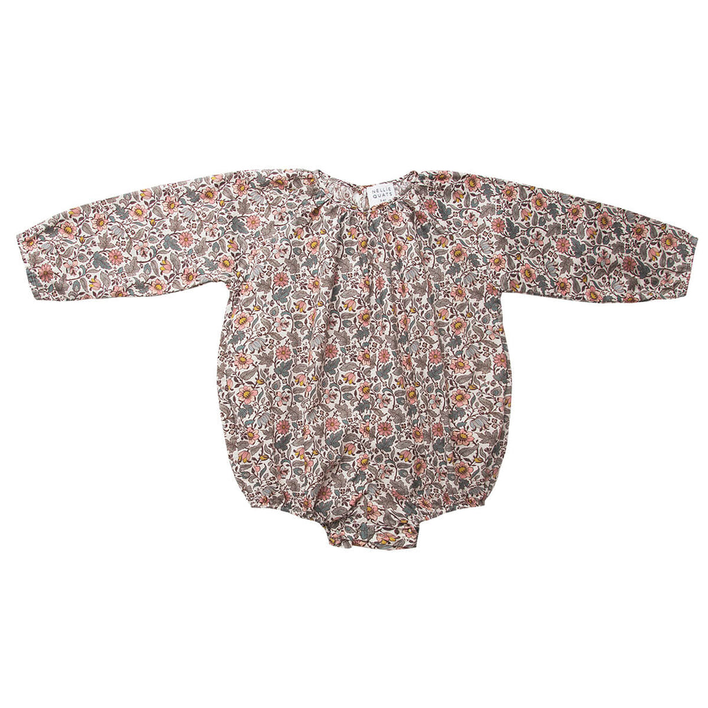 Dominos Romper in Pesteron Liberty Print Cotton by Nellie