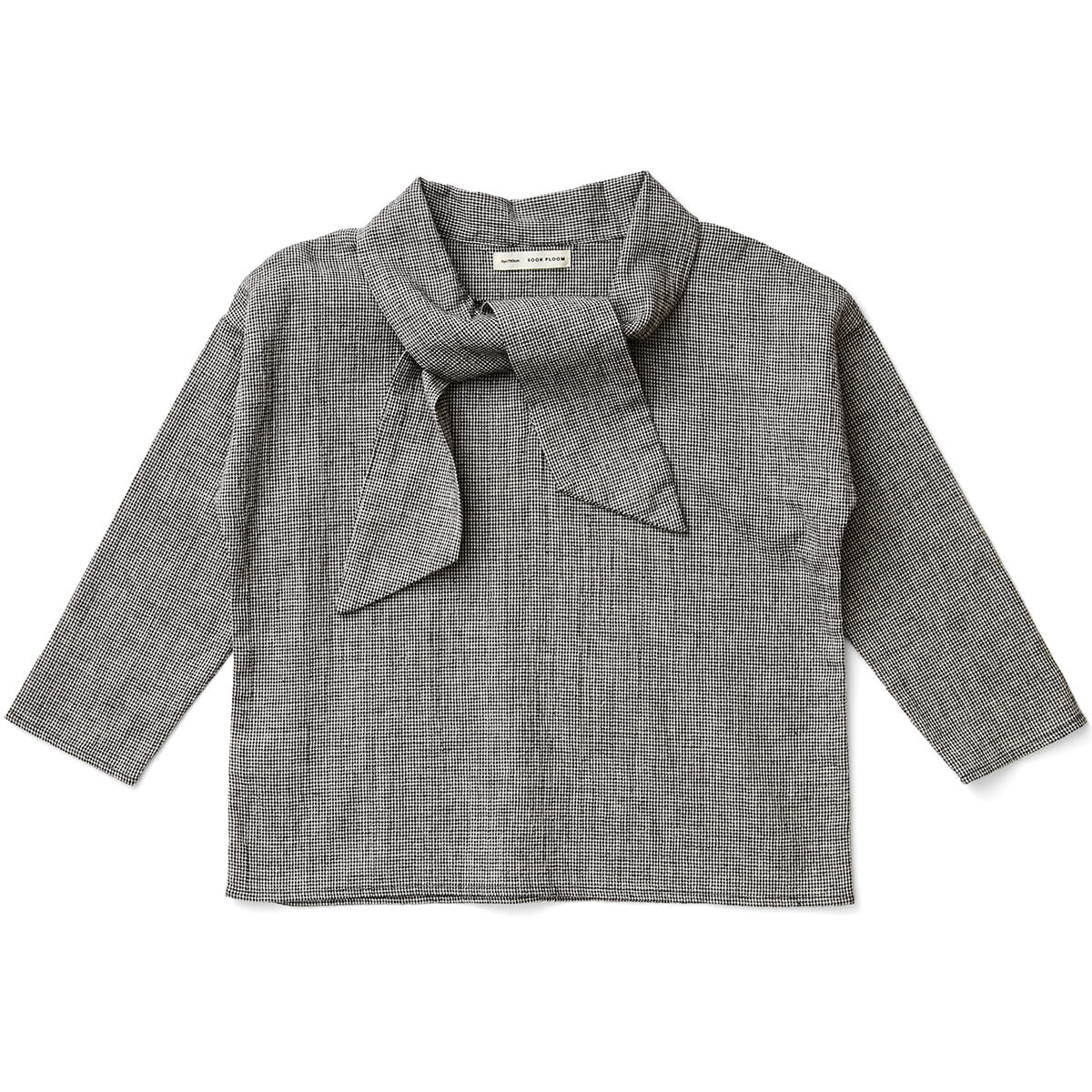 Ivy Blouse in Mini Houndstooth by Soor Ploom