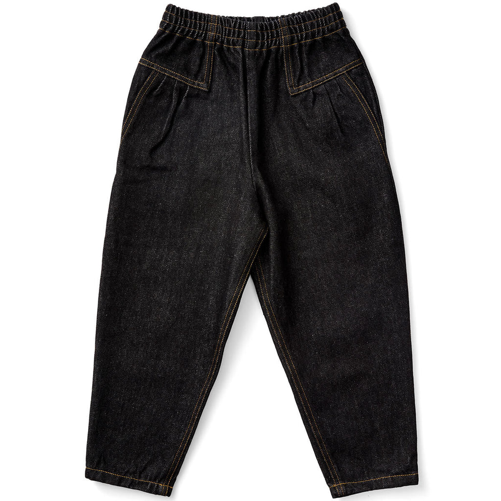 Charlie Overall in Black Denim by Soor Ploom - Last One In Stock