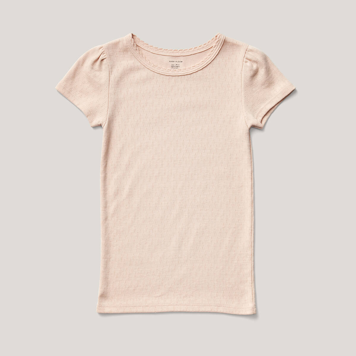 日本製 soor ploom Frill Tee, Natural wholesomenutcompany.com