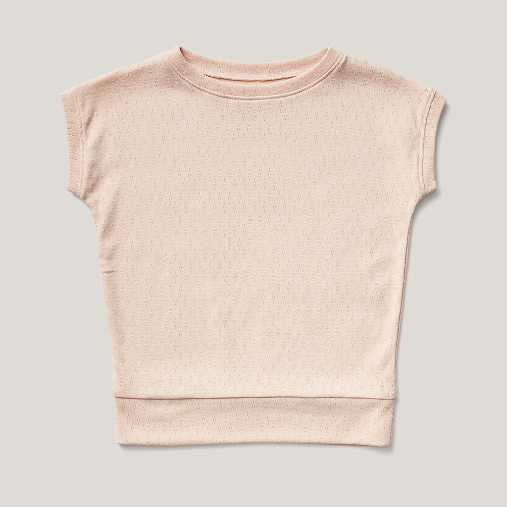 Pouf Tee in Farro Pointelle by Soor Ploom – Junior Edition