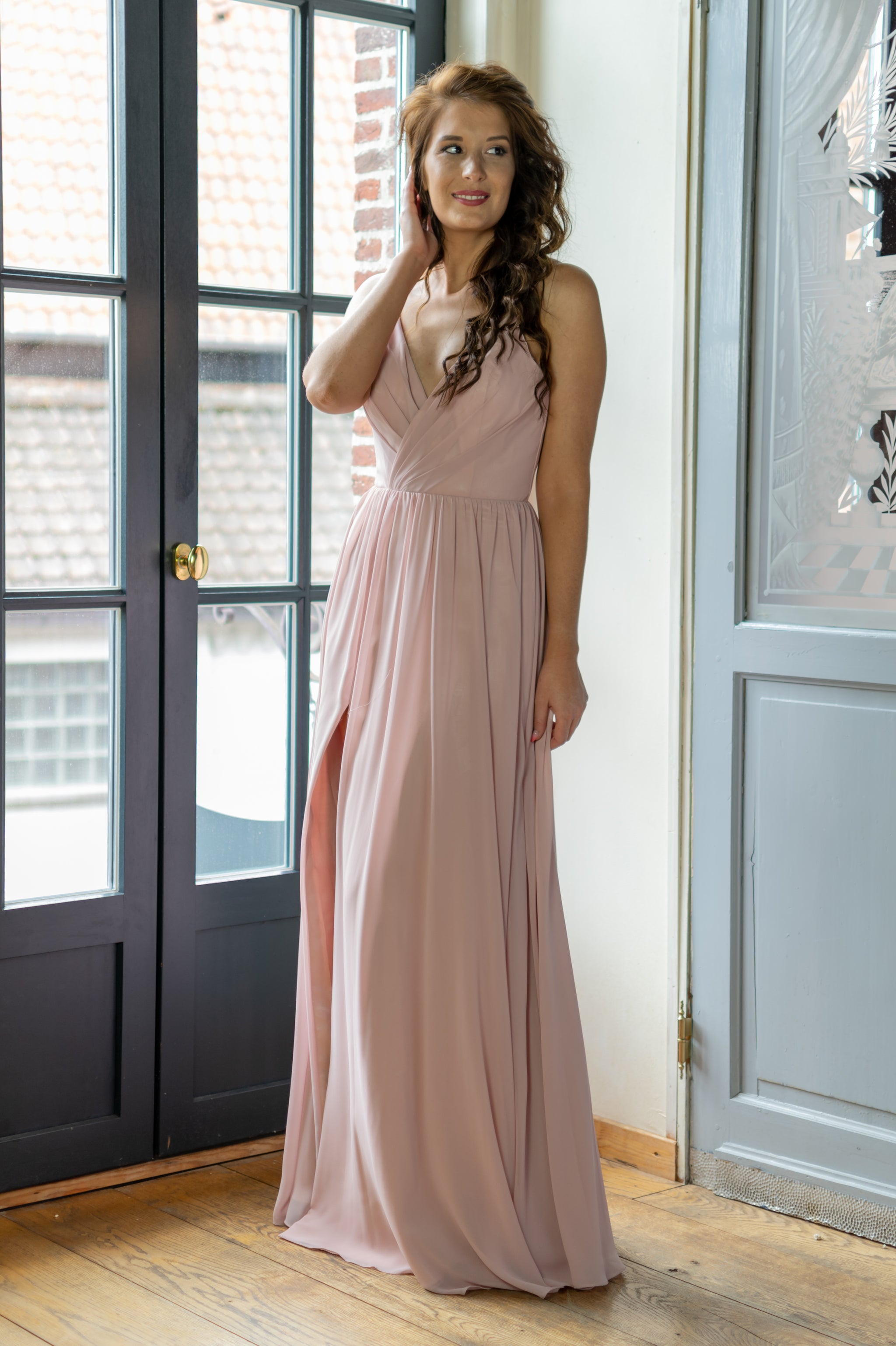 Vieux Rose Dress - Be-Glam Belgium