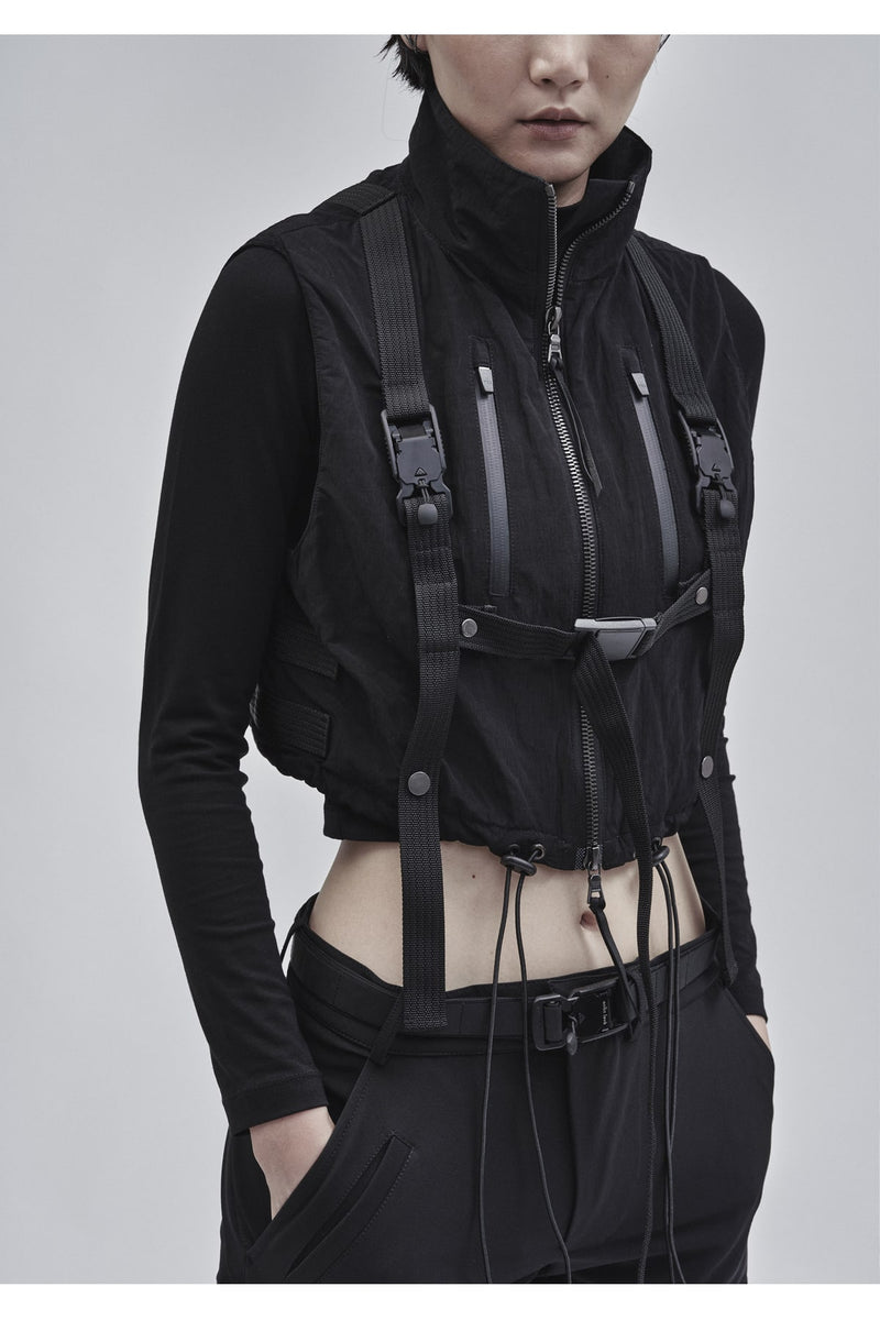 NILøS [NYLON MESH TRANSPARENT DOWN VEST]-