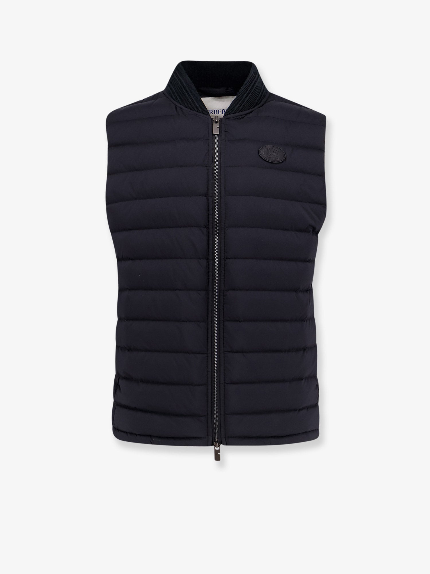 Burberry Jacket Sleeveless Padded Ribbed Collar