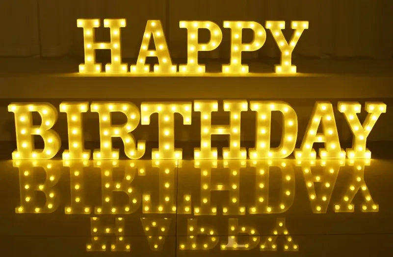 Energy-saving LED marquee letters for long-term use
