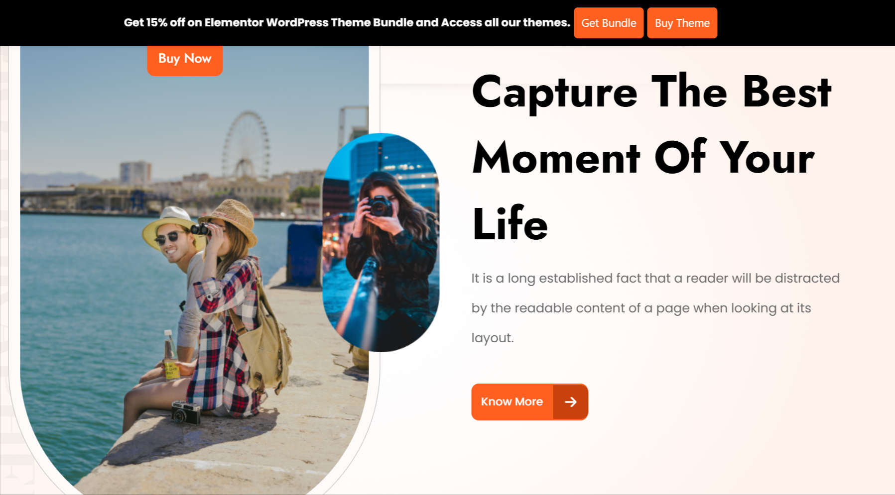 Photographer WordPress Theme