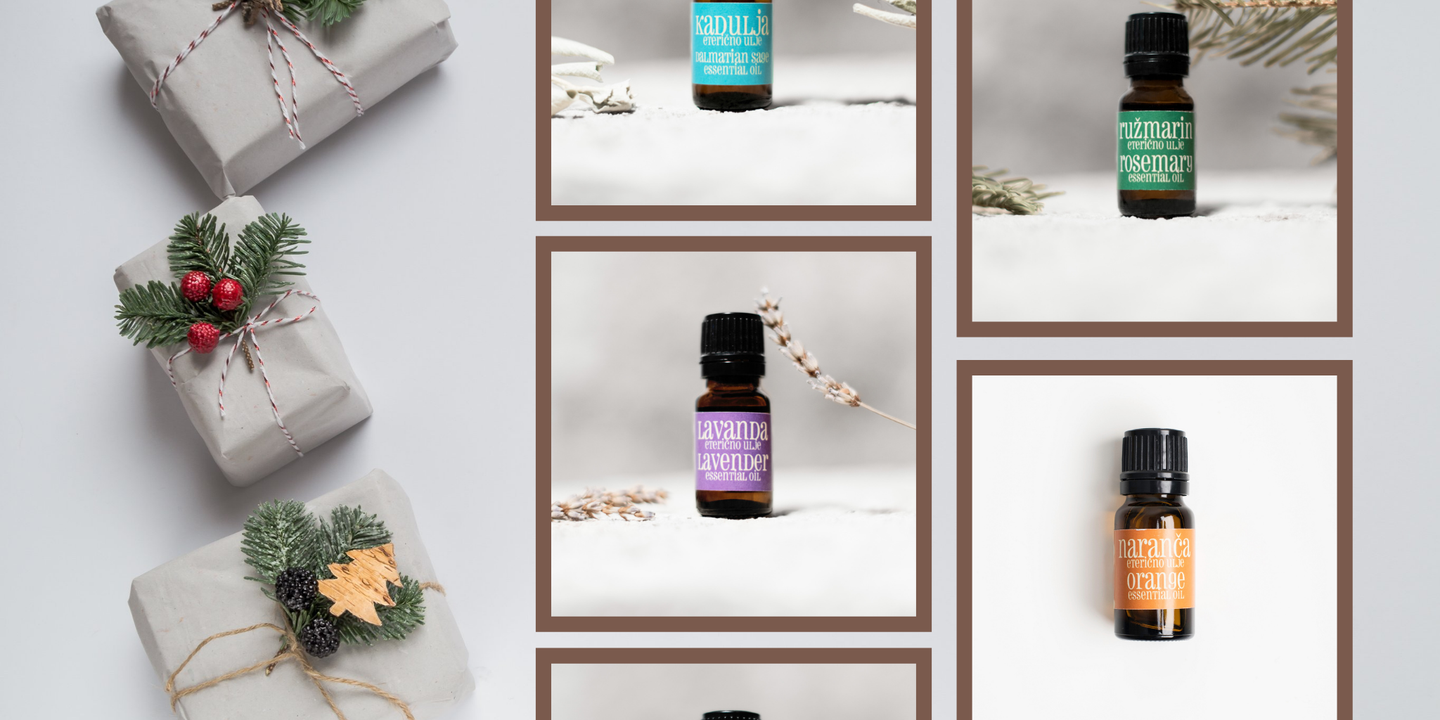 essential oils a gift for Christmas