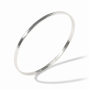 Julie Vos Crescent Bangle Silver - Small -  The Silver Lining Jewelry Boutique