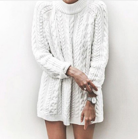 Loose long sleeves Round neck sweater – is osps