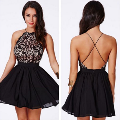 Sexy Sling Sleeveless Mini Dress – is osps