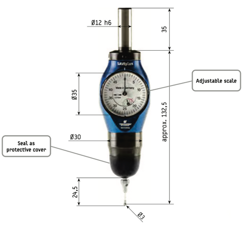 3D tester dimensions