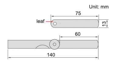 micro filler 75 mm dimensions