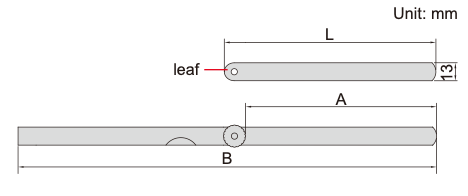 4605 - Filler Long up to 300 mm DIMENSIONS