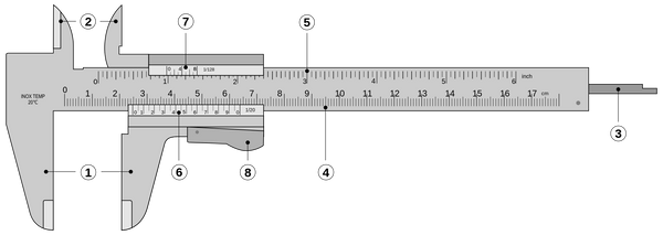 Vernier Caliper Diagram