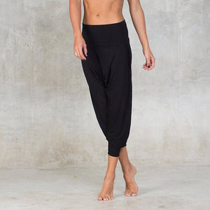 The Veshti Company Womens Premium 100 Cotton Loose Baggy Yoga Harem Pants  BrownMustard