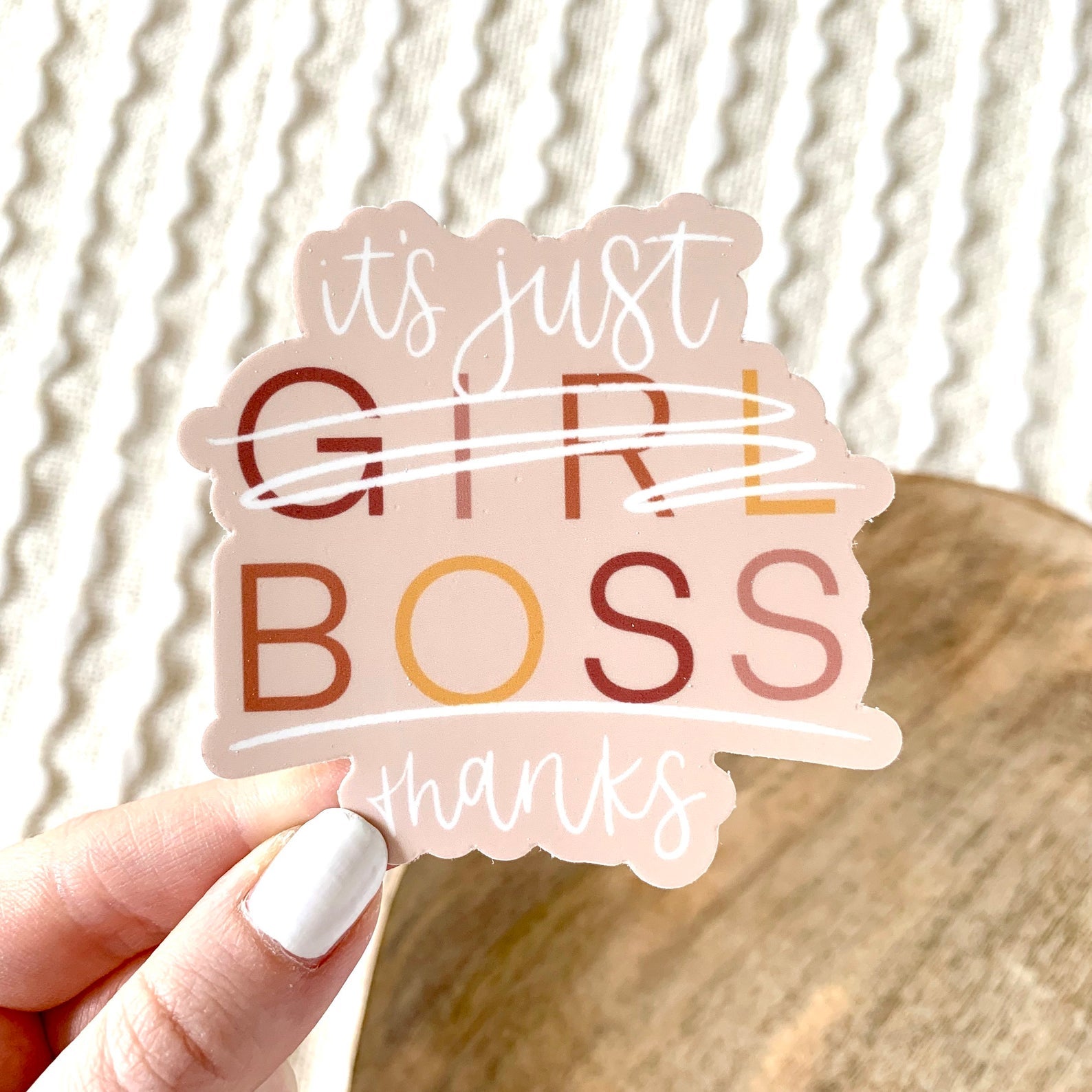 It's Just Boss Sticker