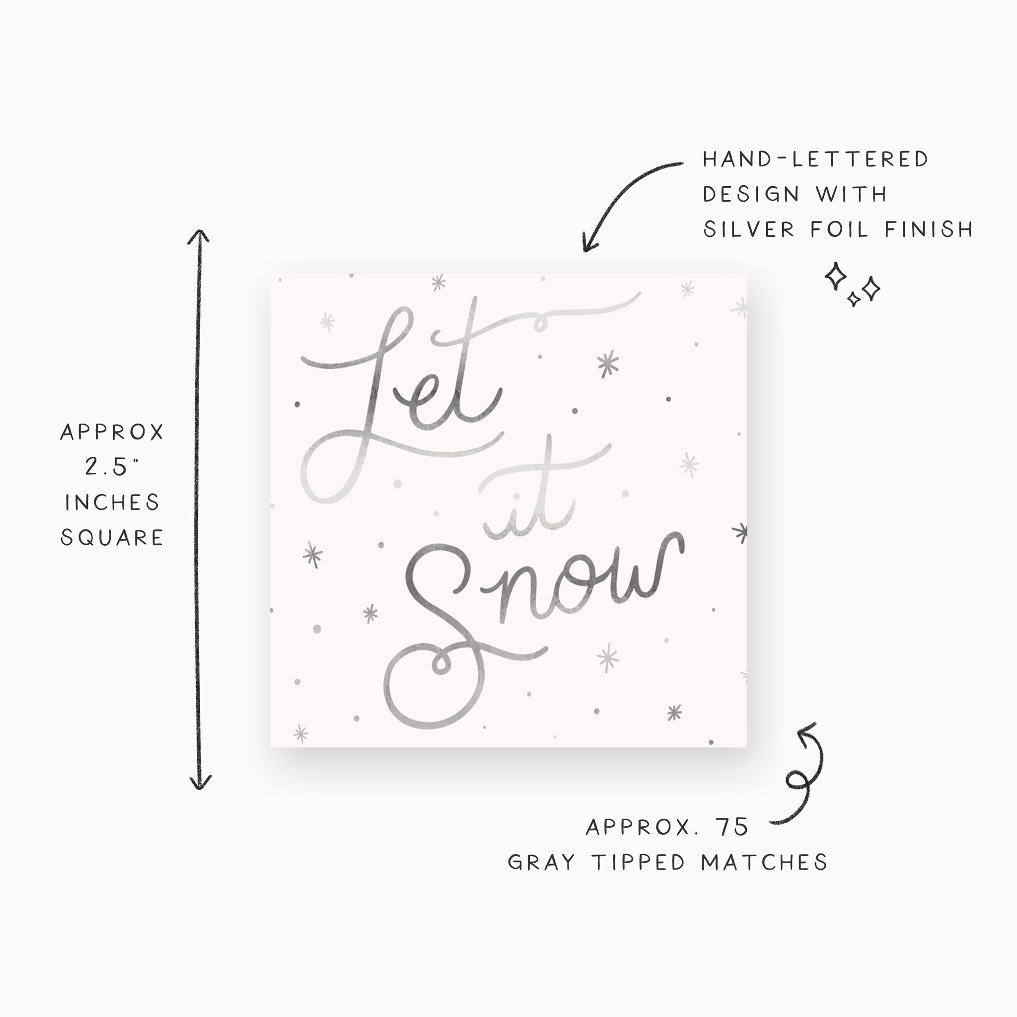 Let It Snow Match Box