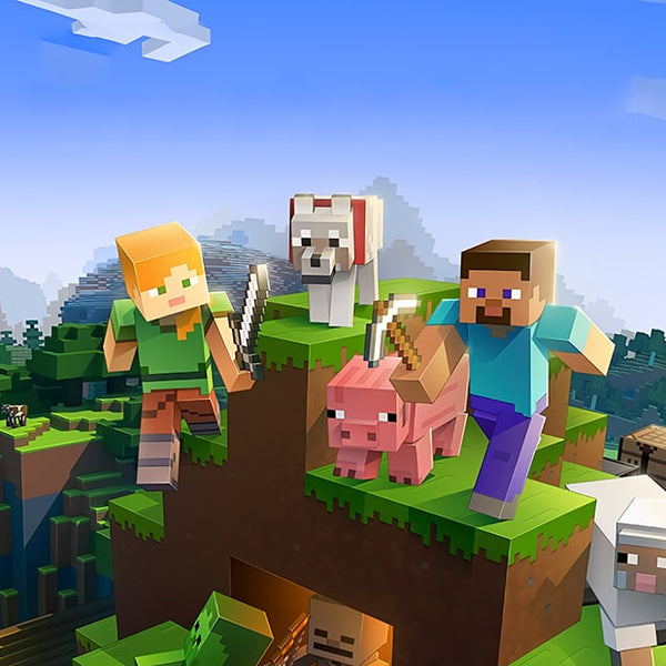 Minecraft An Online Action Game With A Twist For The Nintendo Switch Pj S Games