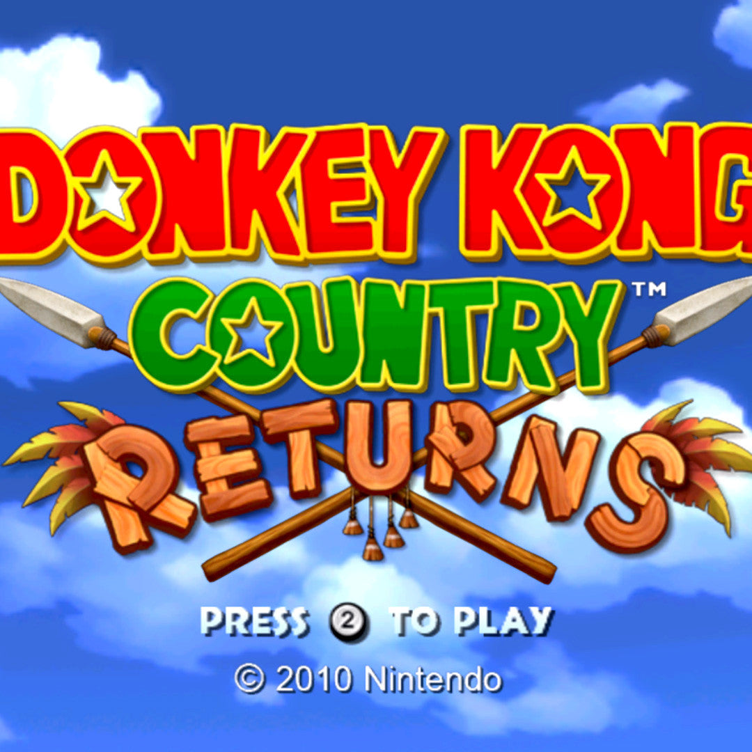 used donkey kong country returns wii