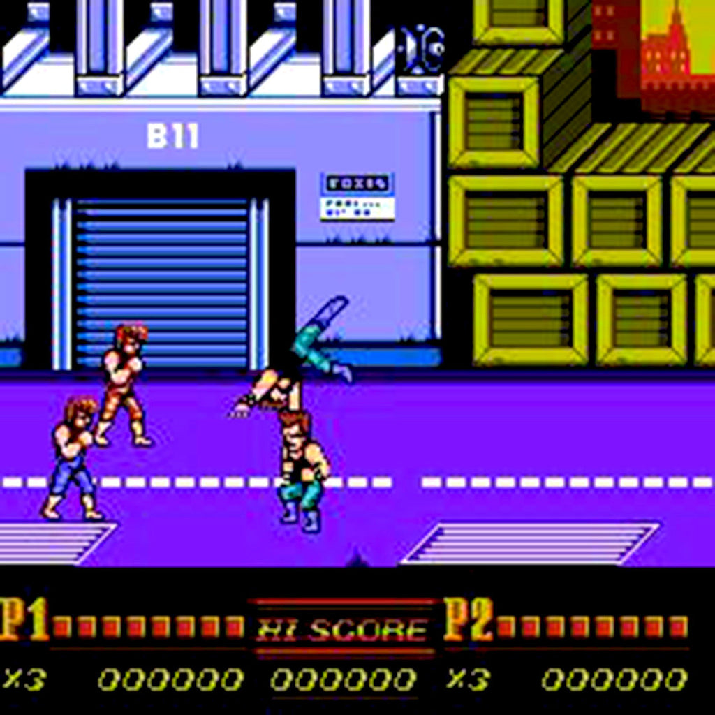 double dragon video game with freddy krueger