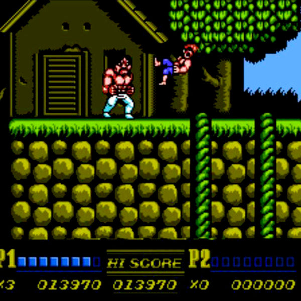 double dragon 2 nes intro