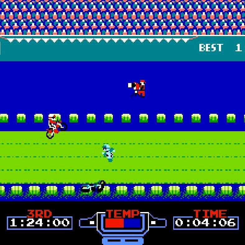 excitebike nes game