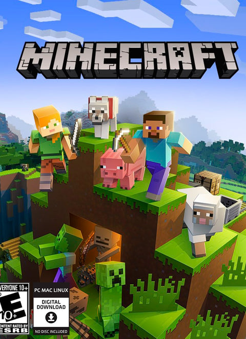 Minecraft Pc Mac Linux Mojang Digital Download Pj S Games