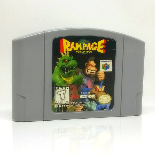 Rampage World Tour Nintendo 64 N64 Game | PJ's Games